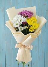 Букет цветов из:  Хризантемы #REPLACE_PRED# Льве Толстом