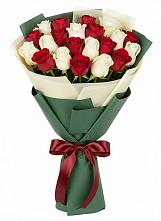Букет Микс из красных и белых роз #REPLACE_PRED# Льве Толстом