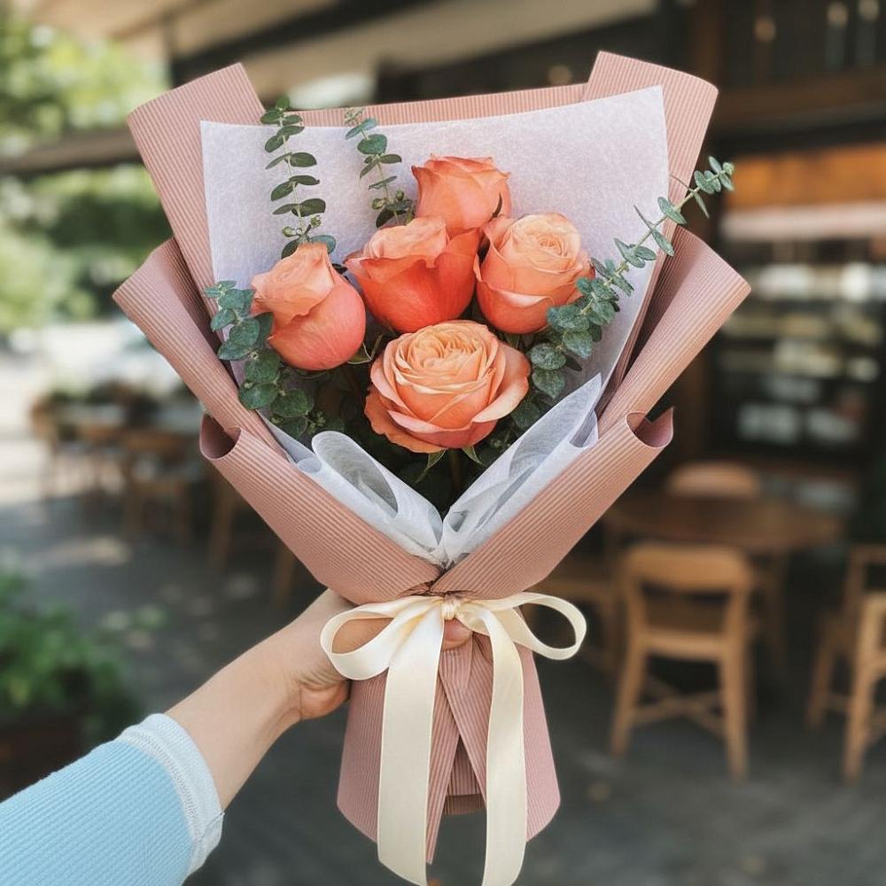 Букет цветов из: Розы в Льве Толстом