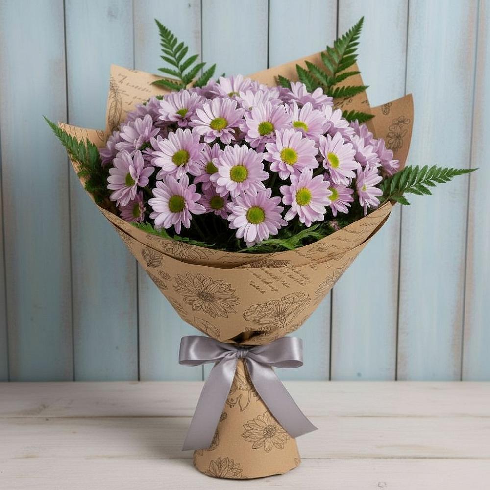 Букет цветов из: Хризантемы в Льве Толстом