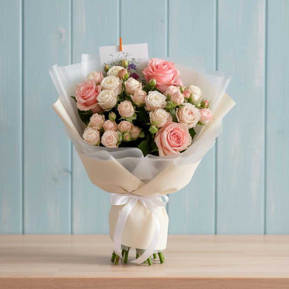 Букет цветов из: Розы в Льве Толстом