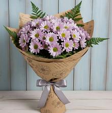 Букет цветов из:  Хризантемы #REPLACE_PRED# Льве Толстом