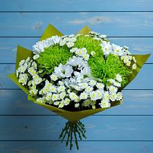 Букет цветов из:  Хризантемы #REPLACE_PRED# Льве Толстом