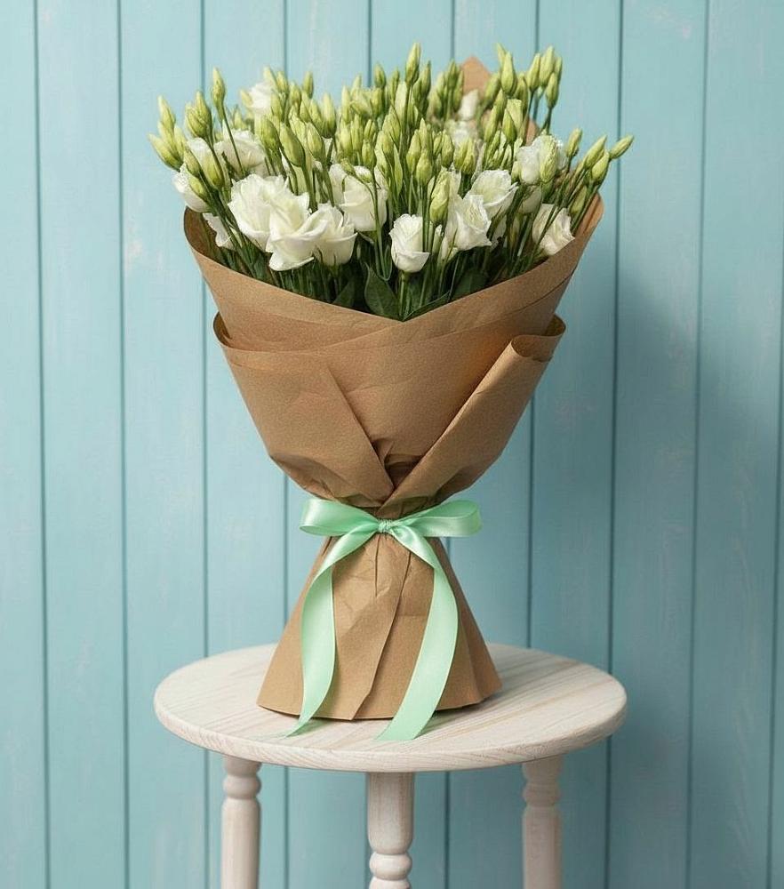 Букет цветов из: Лизиантусы в Льве Толстом