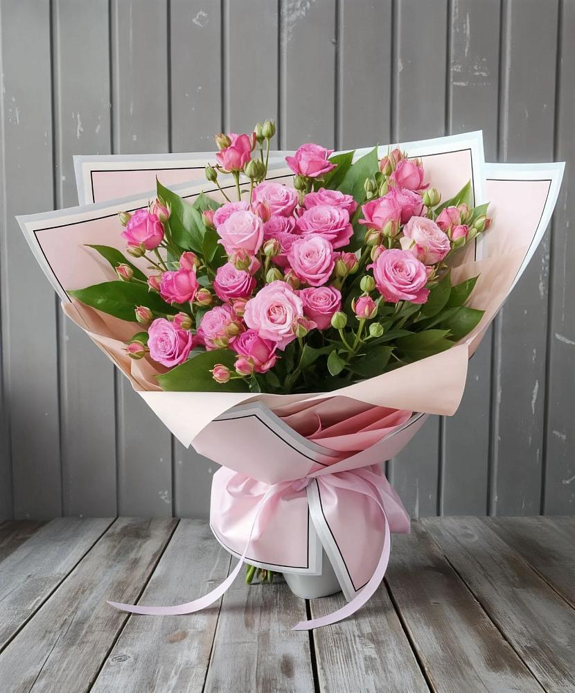 Букет Розовый кустик в Льве Толстом