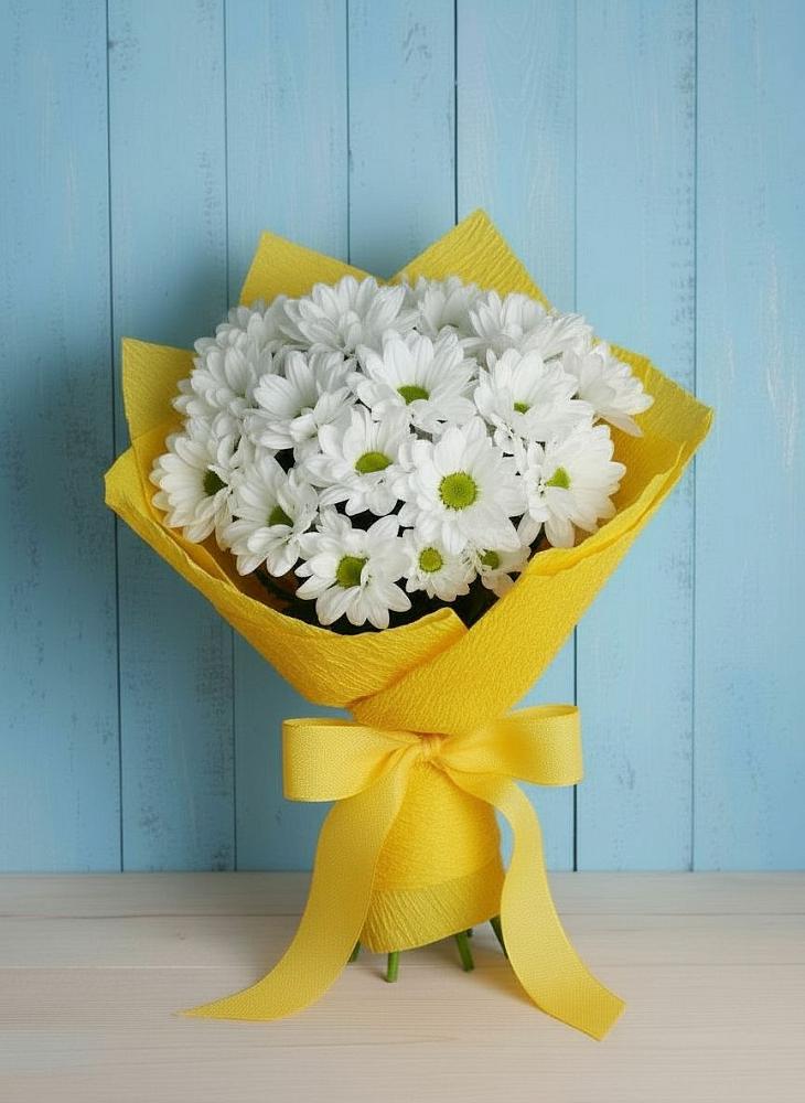 Букет цветов из: Хризантемы в Льве Толстом