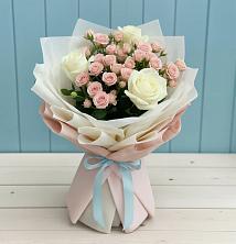 Букет цветов из:  Розы в Льве Толстом