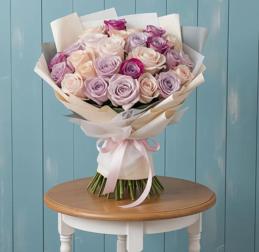 Букет цветов из: Розы в Льве Толстом