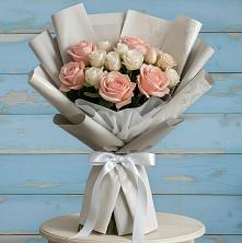 Букет цветов из:  Розы в Льве Толстом