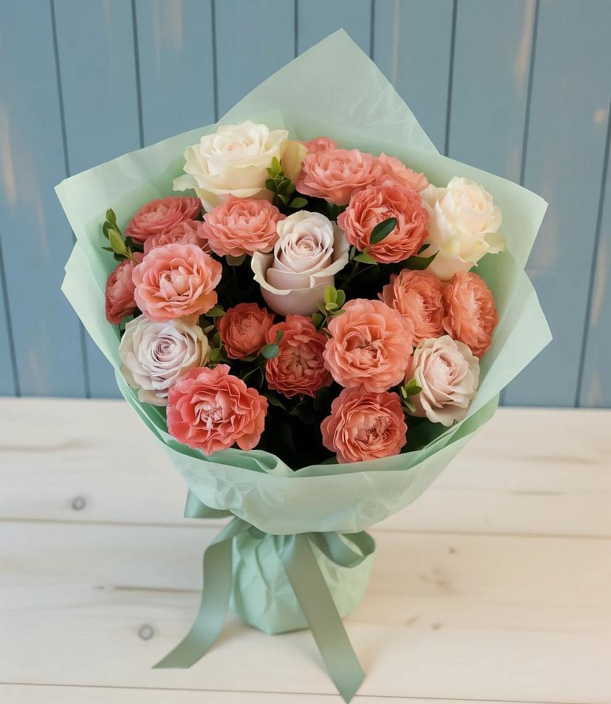 Букет цветов из: Розы в Льве Толстом