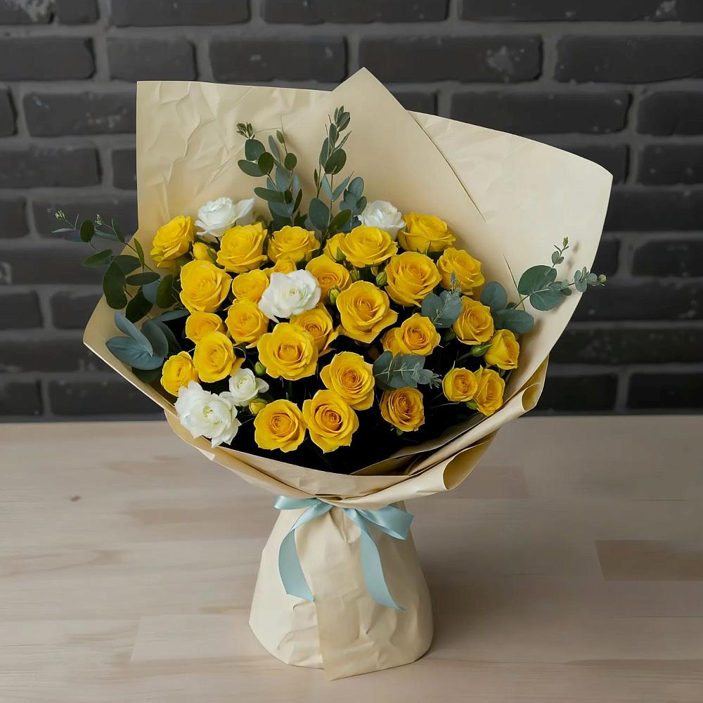 Букет цветов из: Розы в Льве Толстом