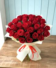 Букет 29 Красных роз в Льве Толстом