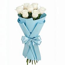 Букет 7 белых роз Проуд #REPLACE_PRED# Льве Толстом