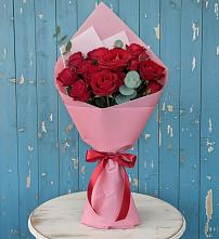 Букет цветов из:  Розы в Льве Толстом