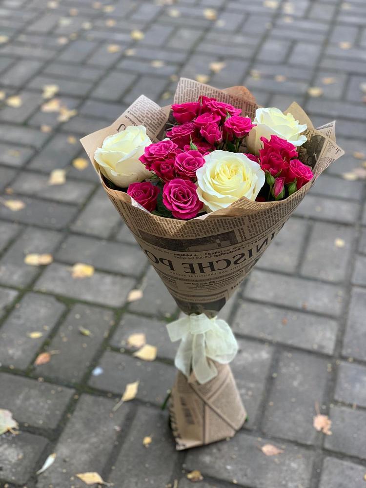 Букет цветов из: Розы в Льве Толстом