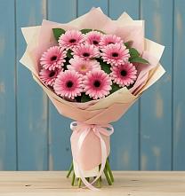 Букет цветов из:  Герберы в Льве Толстом