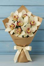 Букет цветов из:  Орхидеи и Розы в Льве Толстом